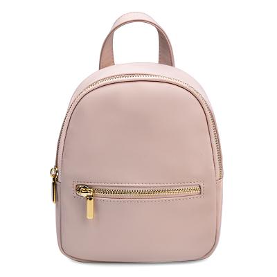 China Custom Eco-Friendly Mini Backpack Waterproof Designed Vegan Backpack Leather Cute Bag For Woman for sale