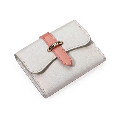 China Fashion Genuine Leather Coin Purse Wallet Coin Holder with Key Chain and Card Holder for sale