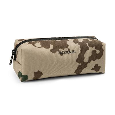 China Camouflage Waterproof Pencil Case Nylon Pen Bag Office Storage Bag for sale