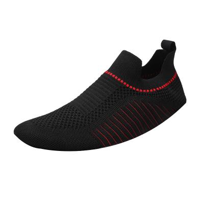 China Polyester Customizable Colors Design Fashion Mens Running Shoes Latest Upper Sneakers With Sock for sale