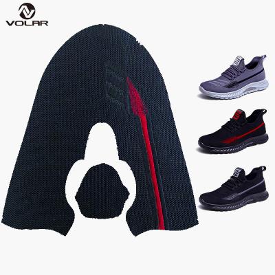 China New Design Comfortable Male Knitted Top Fashion Running Sneakers Knitted Vamp Polyester Upper for sale