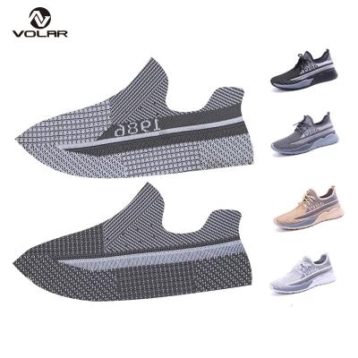 China Comfortable Design Latest Fashion Running Sneakers Knitted To Vamp Uppers Customizable for sale