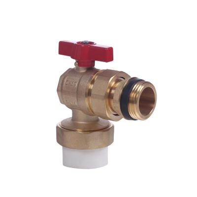 China High durability factory direct multi-function stainless steel angle valve brass bathroom accessories with handle valve for sale