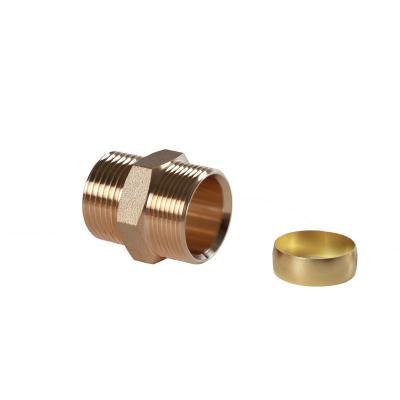 China High Durability Good Quality Hardware GA Copper Brass Extension Piece Reducing Bush Fittings for sale