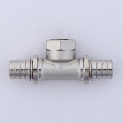 China China Factory Brass T16*1/2*16 T20*1/2*20 Customized Nipple Instrumentation Brass Reducing Tube Fittings for sale