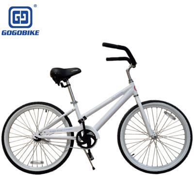 China 6061 Aluminum Alloy Steel High Quality Frame Single Speed ​​Beach Bicycle For Women for sale