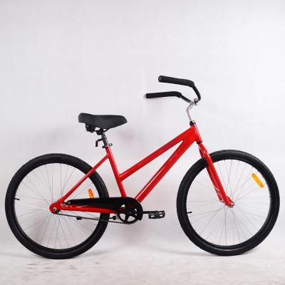 China Hot Sale 6061 Aluminum Alloy Frame Steel Coaster Brake 26 Inch Beach Cruiser Bike for sale