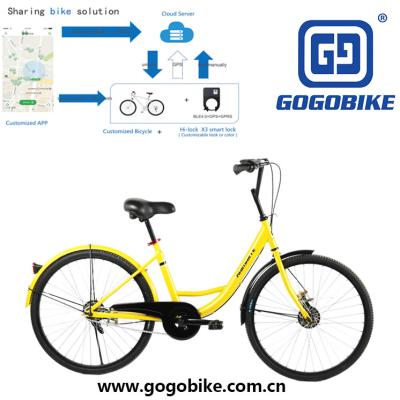 China Steel Tianjin Manufacture 24 Inch Aluminum Alloy Frame Single Speed ​​Airless Tube Bike Part System for sale