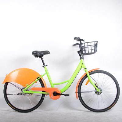 China Tianjin Supplier Steel Frame Steel Fork 24 Inch Foam Tube Stock Bikes Public for sale