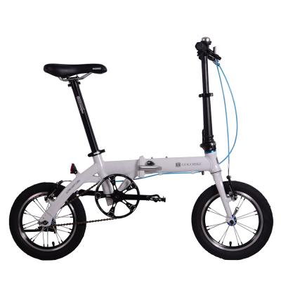 China Hot Selling 14 Inch 14 Inch Single Speed ​​Aluminum Alloy Steel 6kg Ultralight Folding Bike for sale