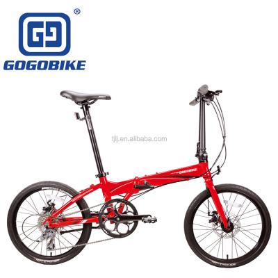 China High Quality Aluminum Alloy 20 Inch Aluminum Alloy Folding Bicycle for sale