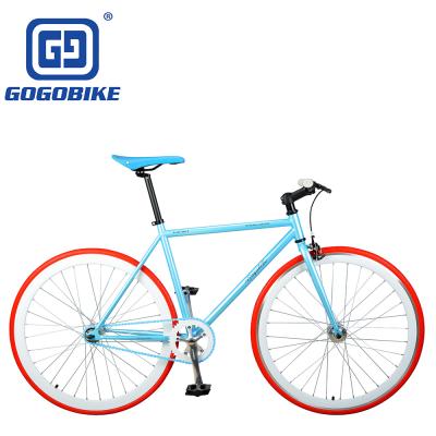 China Steel most popular single speed 700cc steel frame fixie bike for sale