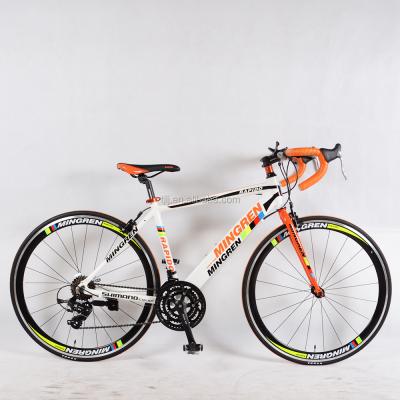 China 700C x 23C Tire Aluminum Alloy Frame 21 Speed ​​Hybrid Road MTB Bike Steel 700C x 23C Kenda for sale