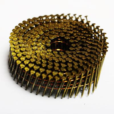 China High Quality Galvanized Hot-selling Flat Finish Spiral Coil Sturdy Moisture Proof Nail for sale