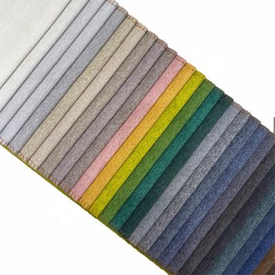 China Linen polyester fabric sofa upholstery fabric solid fabric for sale