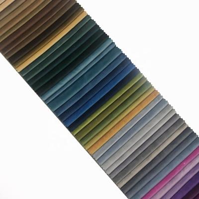 China Factory sale 100% Polyester Holland velvet fabric upholstery velvet fabric textile for curtains for sale