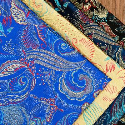 China High quality China culture polyester jacquard brocade fabric for sale