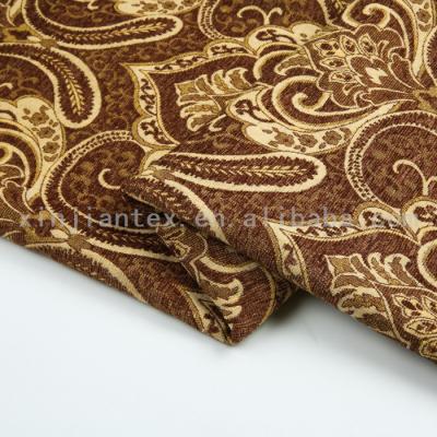 China Elegant Design chenille jacquard fabric/ damask design for sale