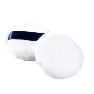 China Makeup Puff Powder Cosmetic Double Side Non-latex Velvet Microfiber Loose Soft Velvet Puff Skin-Friendly Puff for sale