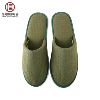 China Soft Cotton Hotel Waffle Slipper For Five Star Hotel Wear for sale