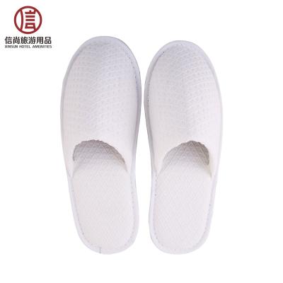 China Soft Personalized Comfortable Anti-Slip Disposable Waffle Slipper With Logo for sale