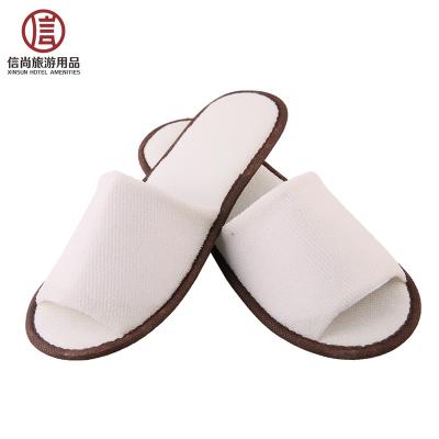 China Airline Soft Warm Wholesale Cotton Slippers Disposable Terry Hotel Slipper for sale