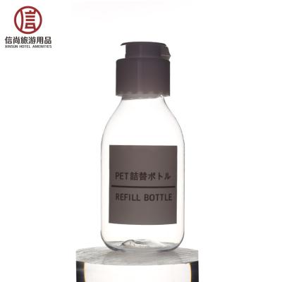 China Hotel Travel Use Five Star Hotel Plastic Shampoo Bottles for sale