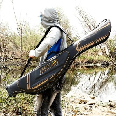 China 135CM Large Capacity Waterproof Fishing Rod Bag Portable Fishing Rod Reel Case Fishing Tackle Bag for sale