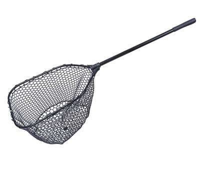 China Landing Net Fly Fishing Net Rubber Nylon Aluminum Hook and Release Net Soft Rubber Mesh for sale