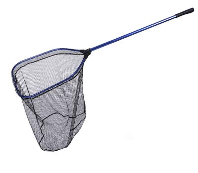 China Aluminum Alloy Rubber Net Net Nylon Material Fly Fish Landing Mesh Landing Net for sale