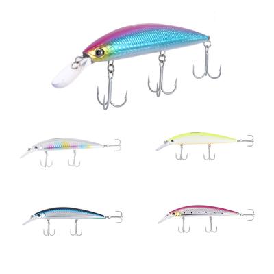 China ABS Plastic High Quality Snap Sinking Minnow Fishing Lure Bait Baits Hard Suitable Saltwater Freshwater for sale