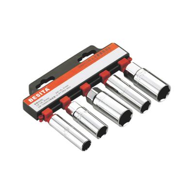 China 5Pcs Auto Repair Spark Plug Socket Set Meet All Spark Plugs Removal Tool Kit For Car Auto Repair for sale