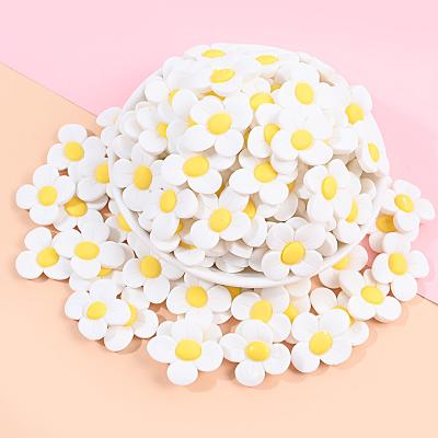 China Flower Everywhere Resin Flatback Charm Flower Cabochons For Mobile Craft Decoration Key Chain DIY Mud Case Flat Back Resin for sale