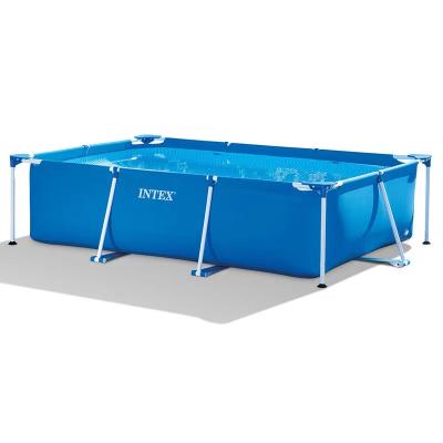 China Whole Sale Rectangular INTEX 28272 3.0M X 2.0M X 0.75M FRAME RECTANGULAR POOL Family Outdoor Swimming Pool Above Ground Pool for sale