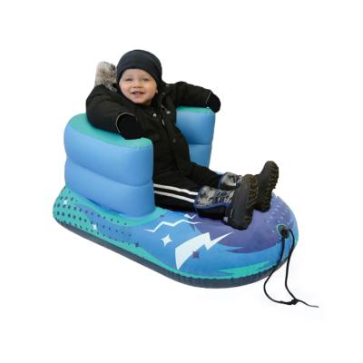 China 2 handles durable jilong 35021 baby sled with snow safty inflatable funny tube PVC funny tube winter kids backseat sledding equipment for sale