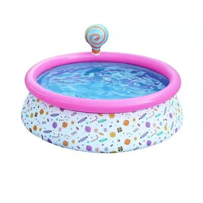 China Swimming pool jilong 12151 candy jet swimming pool inflatable heavy gauge PVC swimming pool for kids&adult for sale