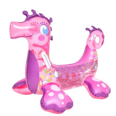 China 2 Jilong 35014 Hambers Inflatable Seahorse Pool Float Animal Shape For Kids Water Rider For Swimming Fun for sale