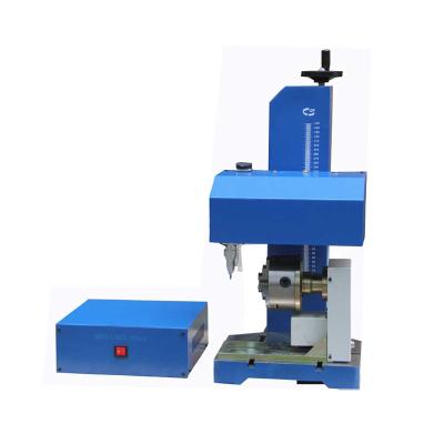 China 140X80mm (Customize) Pneumatic Benchtop Dot Peen Marking Machine for Name Plate Stainless Steel Engraver for sale