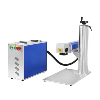 China Laser marking JPT 30watts rotary color marking qr code m7 mopa laser marking machine for sale