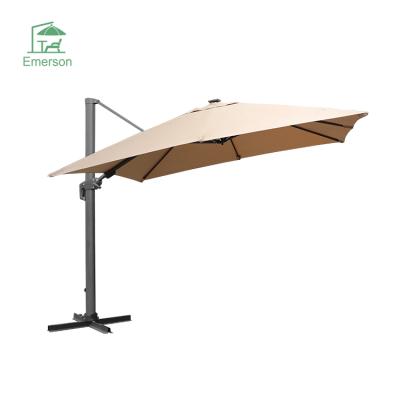 China EMERSON High Quality Outdoor Garden Umbrella Patio Umbrellas Modern Cantilever Umbrella for sale