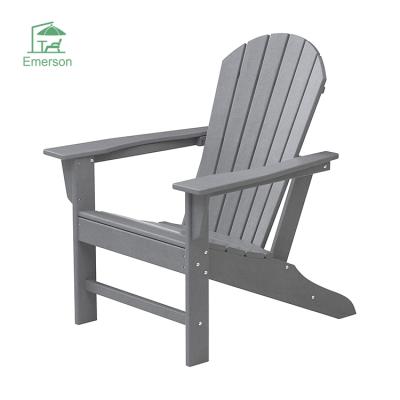 China EMERSON Patio Garden Folding Table Hdpe Adirondack Chair Outdoor Plastic Chairs Folding Adirondack Chair for sale