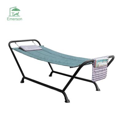 China Modern Portable EMERSON Patio Garden Swing Hammock Stainless Steel Hammocks Swing With Stand for sale