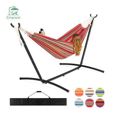 China EMERSON Outdoor Furniture Swing Hammock Modern Garden Patio Double Person Hammock Stand for sale