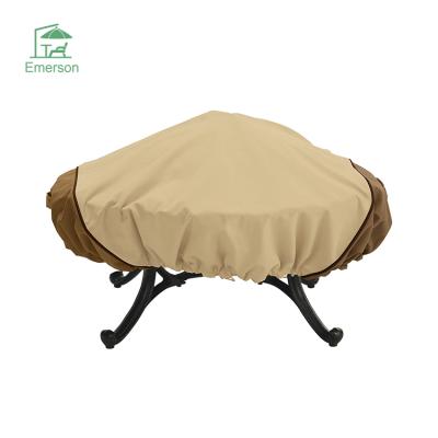 China 600D Oxford Cloth EMERSON High Quality Outdoor Garden Patio Furniture Cover Waterproof Fire Pit Cover for sale