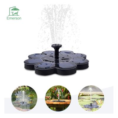 China EMERSON Outdoor Garden Decoration Modern Solar Powered Fountain Pump Bird Solar Bath Fountain for sale