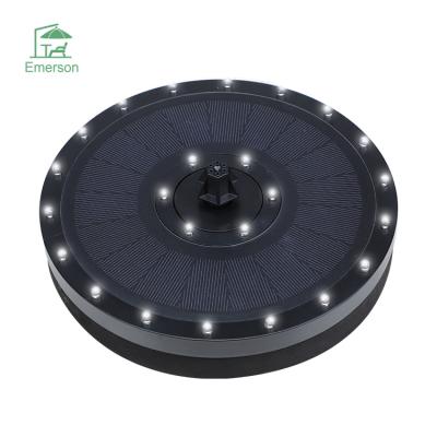 China Modern EMERSON Garden Bird Bath Solar Fountain Floating Solar Fountain Pump with LED Lights for sale