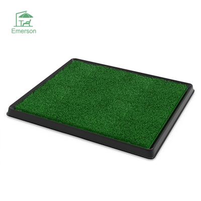 China EMERSON Grass Dog Training Mat Pee Mat Grass Potty Pads Dog Viable Potty Training Grass Pad for sale