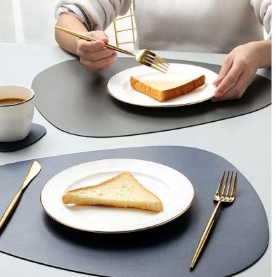 China Oilproof Customized Newest No Slip Wholesaler Good Prices Rectangle Dining Table Mat Oval Place Mat for sale