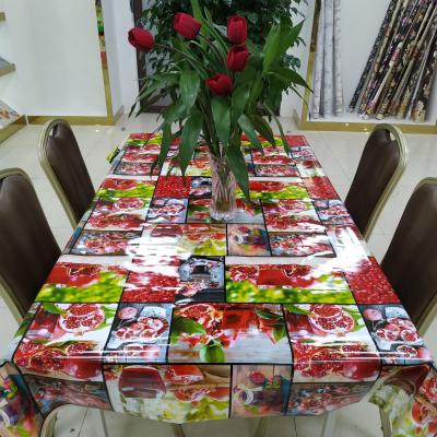 China Christmas New Year PVC Waterproof Tablecloth For Party Cheap Price Hot Seller With Various Designs for sale