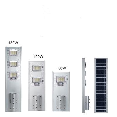 China ROAD Amazon 60W120W180W240W300W All In One Solar Street Light Garden Lighting IP67 Outdoor Smart LED Street Light for sale